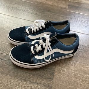 Vans old skool blue sneakers shoes